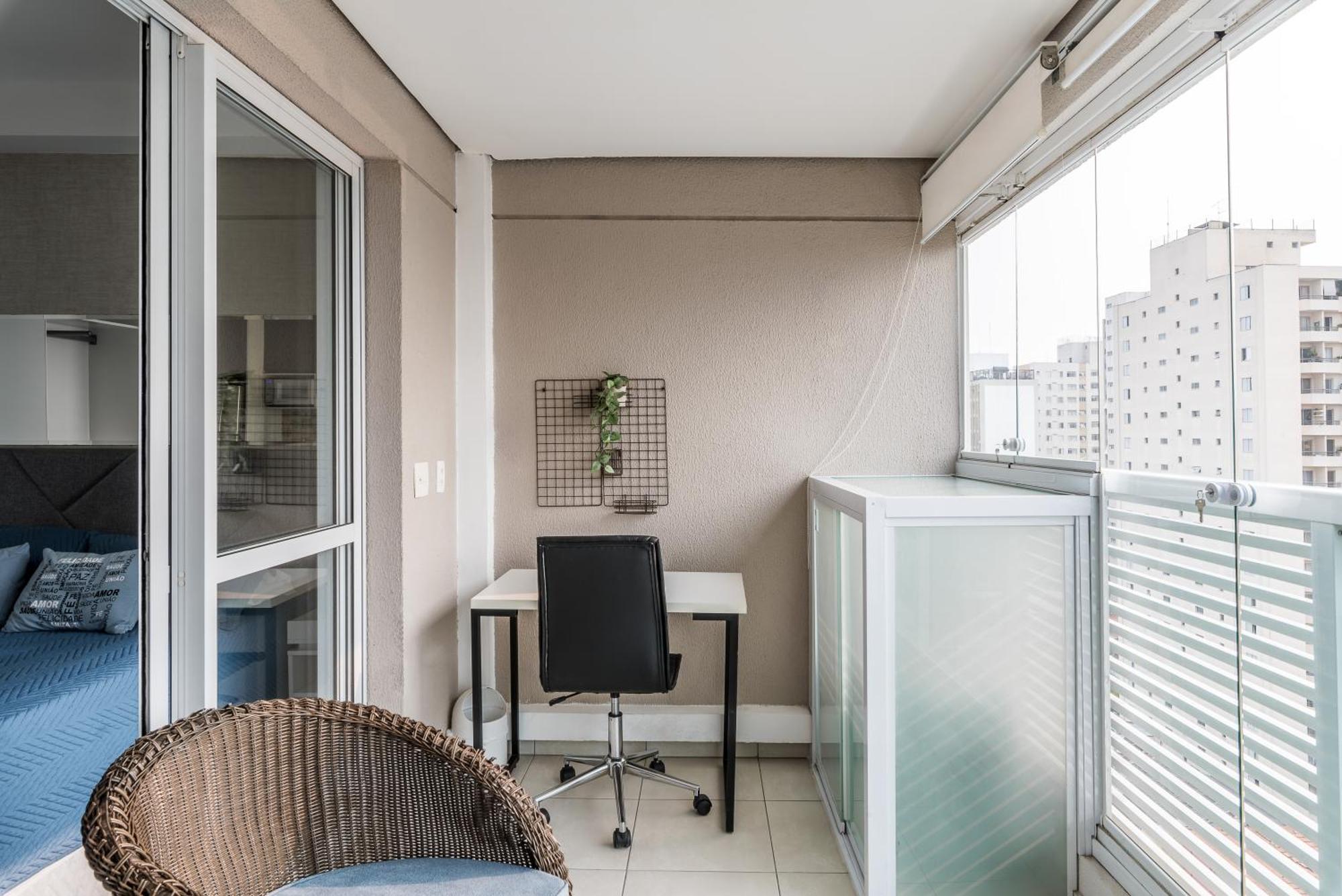 Estilo, Conforto E Vista Panoramica Ideal Para Trabalho Ou Lazer São Paulo Exterior foto